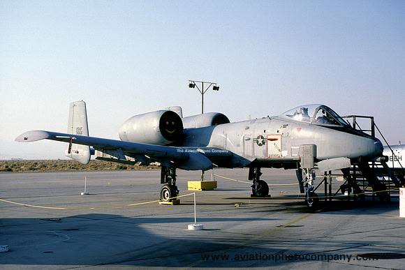 USAF AFFTC Fairchild A-10A 73-1666 (1980)