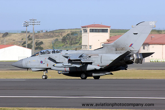 RAF Panavia Tornado GR.4 ZG727/126 at Lajes (2014)