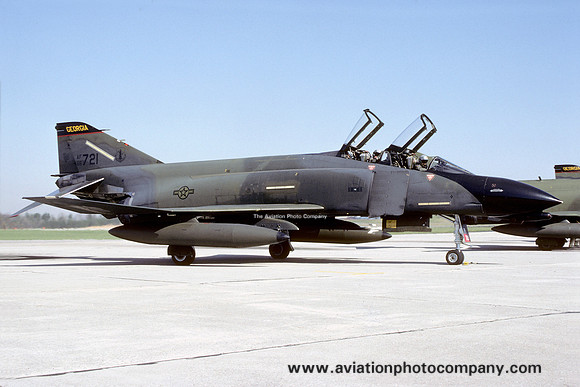 USAF Georgia ANG 128 TFS McDonnell F-4D Phantom 66-7721 (1985)