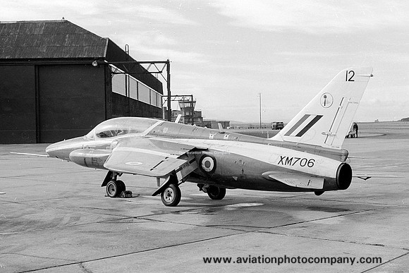 RAF 4 FTS Folland Gnat T.1 XM706/12 (1977)