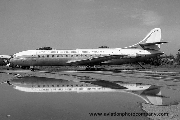 Bangkok International Airport Fire Training Sud SE-210 Caravelle III XU-JTB (1984)