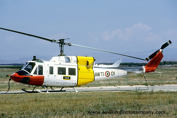 Italian Air Force Bell 205 MM81072/AWT-01 (1984)