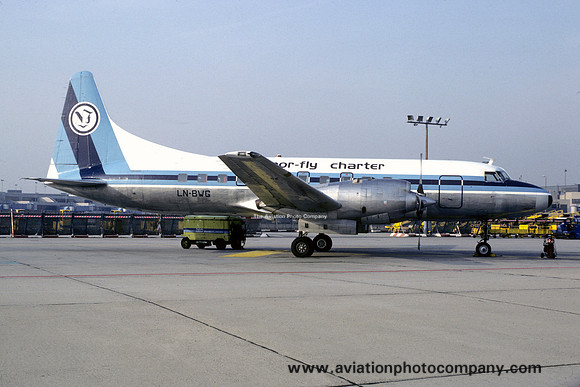 Nor Fly Charter Convair 580 LN-BWG (1983)