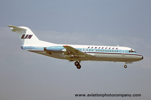 Linjeflyg Fokker F-28-4000 Fellowship PH-EXV/SE-DGL