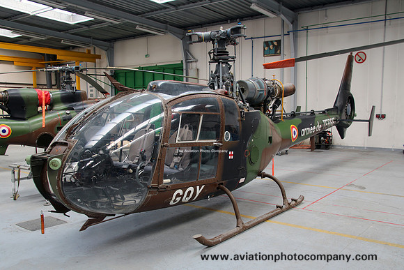 French Army Aerospatiale SA.342F Gazelle 1593/GQY at Rochefort (2016)