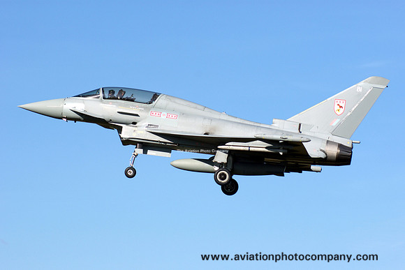 RAF 29 Squadron BAE Typhoon T.1 ZJ810/BI at RAF Coningsby (2011)