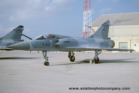 French Air Force EC2/5 Dassault Mirage 2000C 21/5-OZ at Malta Luqa IAP (2003)