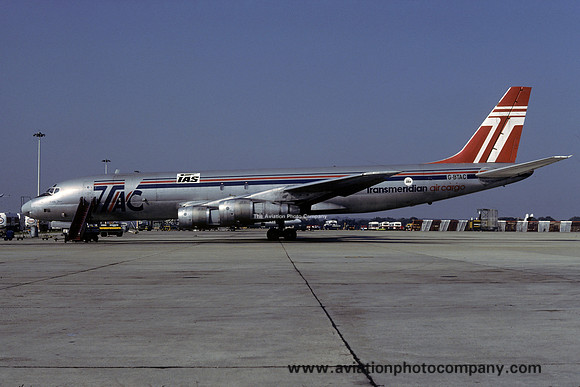Transmeridian Air Cargo/IAS Douglas DC-8-54F G-BTAC (1979)