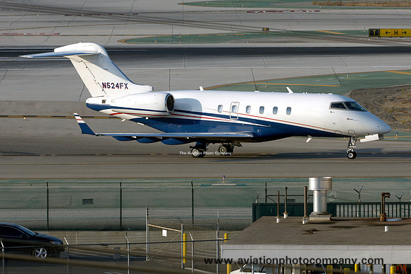 Bombardier BD-100 N524FX at Los Angeles IAP (2013)