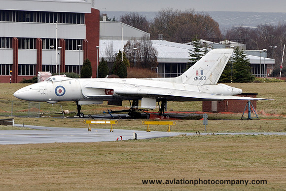 RAF Avro Vuclan B.2 XM603 displayed at BAE Woodford (2010)