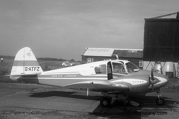 Dan Air London Piper PA-23 Apache G-ATFZ