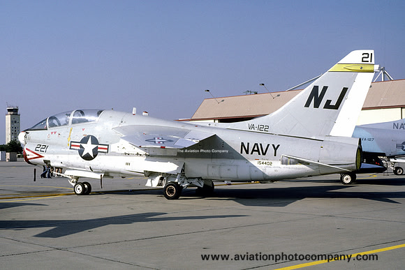 US Navy VA-122 LTV TA-7C Corsair 154402/NJ-221 (1980)