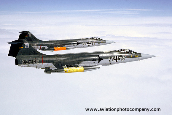 West German Navy MFG2 Lockheed F-104G Starfighter 21+19 (1985)