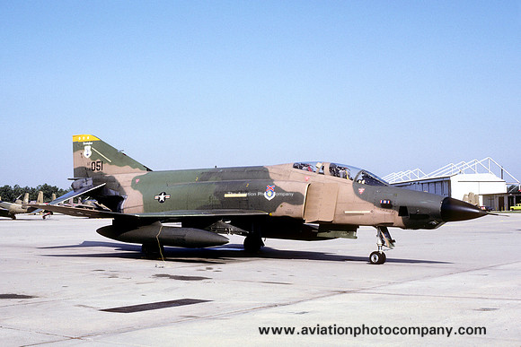 USAF Alabama ANG 160 TRS McDonnell RF-4C Phantom 64-1051 (1982)