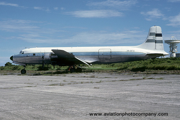 Ex LANICA Douglas DC-6B(F) AN-BFO (1979)