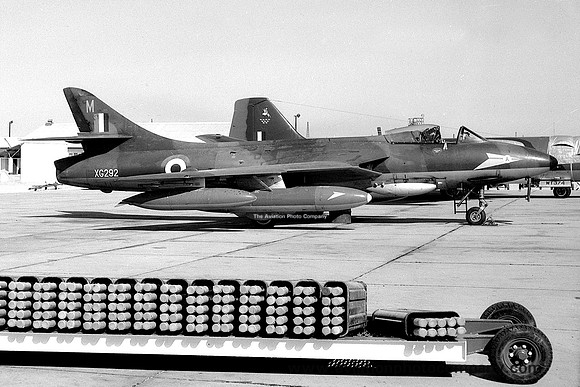 RAF 208 Squadron Hawker Hunter FGA.9 XG292/M (1966)