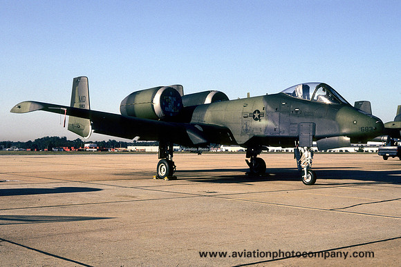 USAF Maryland ANG 104 TFS Fairchild A-10A 80-0683/MD (1981)