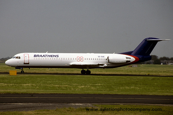 Braathens Fokker F-28-100 SE-DUE (1998)