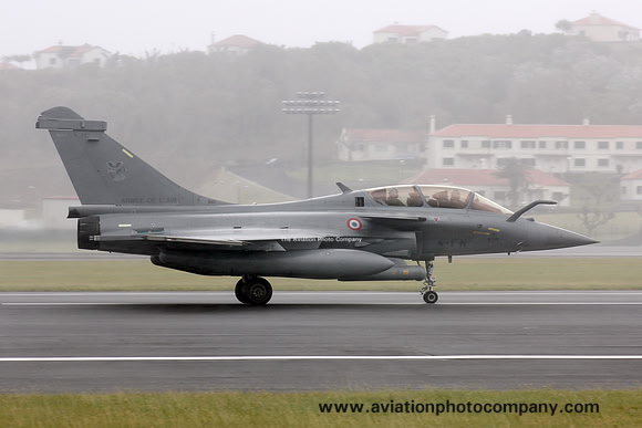 French Air Force 4 EC Dassault Rafale B 347/4-FN at Lajes (2016)