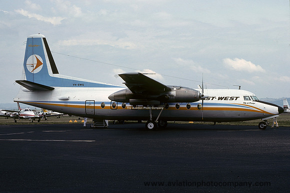 East West Airlines Fokker F-27-100 Friendship VH-EWG (1978)