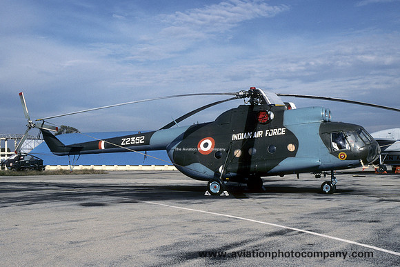 Indian Air Force 112 HU Mil Mi-8 Z2352 at Aero India 1996 Yelahanka