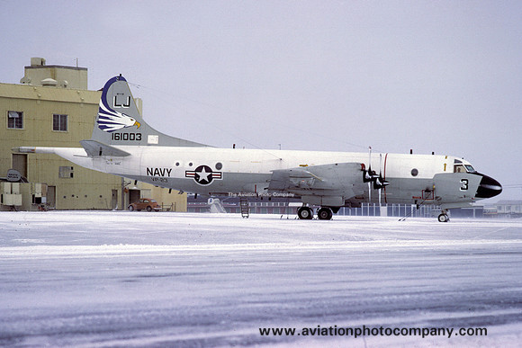 US Navy VP-23 Lockheed P-3C Orion 161003/LJ-3 at Keflavik (1980)