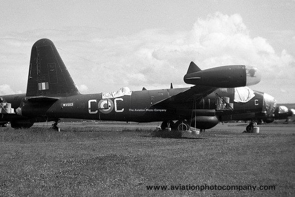 RAF 236 OCU Lockheed Neptune MR.1 WX503 stored at RAF Kinloss