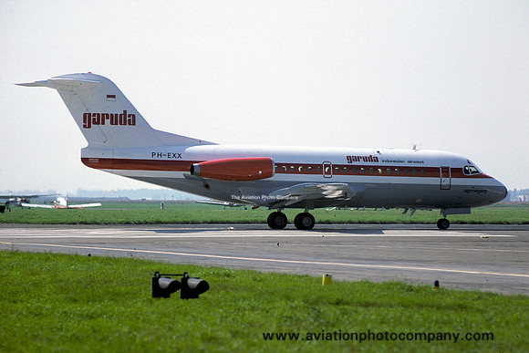 Garuda Indonesian Airlines Fokker F-28-3000 PH-EXX