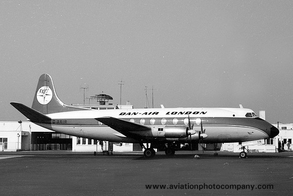 Dan Air London Vickers Viscount G-ARIR (1976)