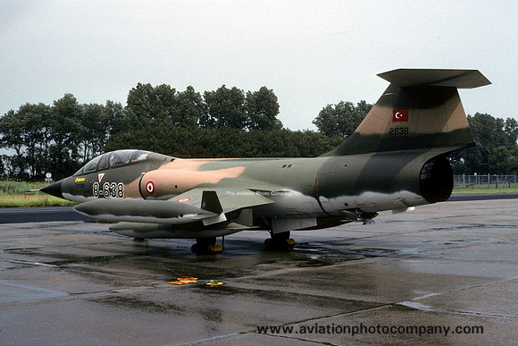 Turkish Air Force 8 AJu Lockheed TF-104G Starfighter 2638/8-638 (1995)