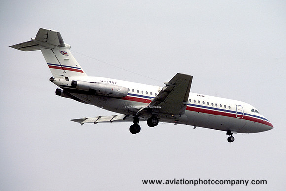 British Island Airways BAC-111 G-AVOF (1980)