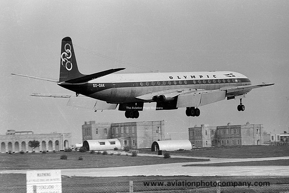 Olympic Airways/British European Airways De Havilland Comet 4B SX-DAK at RAF Luqa