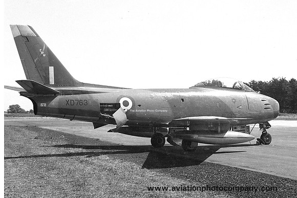 RAF Canadair Sabre F.1 XD763/EWW