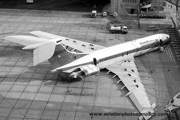 Ex British Airways Vickers VC-10 at London Heathrow (1976)