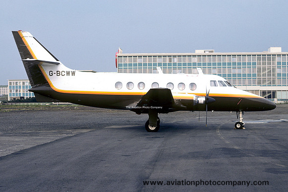 Handley Page Jetstream 200 G-BCWW at Reykjavik (1977)