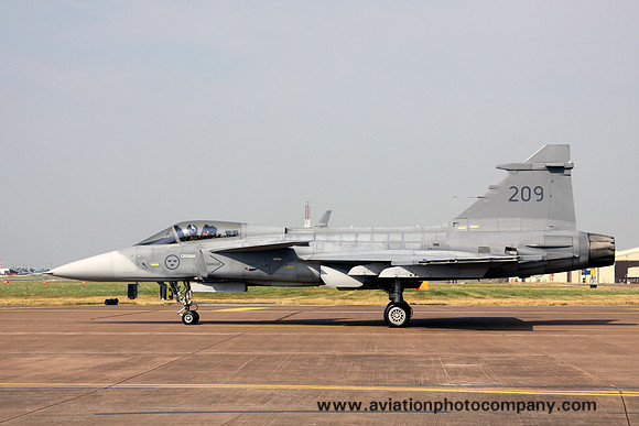 Swedish Air Force SAAB JAS-39C 39209/209 at RIAT Fairford (2013)