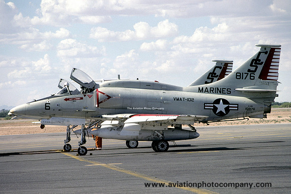 US Marines VMAT-102 Douglas A-4M Skyhawk 158176/SC-6 (1980)