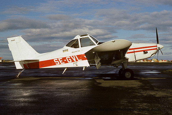 Piper PA-36-375 Brave SE-GVL at Reykjavik (1978)
