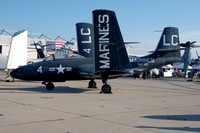 US Marines VMF-122 McDonnell F2H-2 Banshee 124988 displayed at MCAS Miramar (2011)