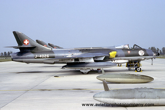 Swiss Air Force Patrouille Suisse Hawker Hunter F.58 J4-26 (1989)