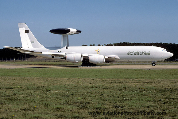 Royal Saudi Air Force 18 Squadron Boeing E-3A Sentry 1805 at RAF Mildenhall (2003)