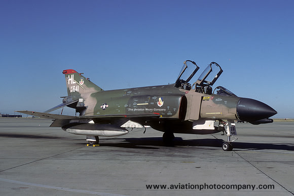 USAF 388 TFW 34 TFS McDonnell F-4D Phantom 66-7641/HL (1978)