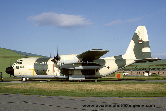 Sudan Air Force Lockheed C-130H Hercules 1103 at RAF Lossiemouth (1986)