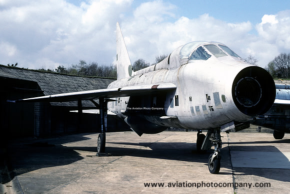 RAF English Electric Lightning T.4 8542M BDR at RAF Wildenrath (1991)