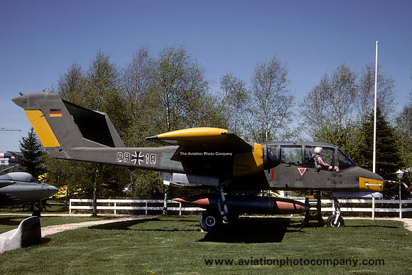 German Air Force North American OV-10B Bronco 99+18 displayed at Schweningen (2003)