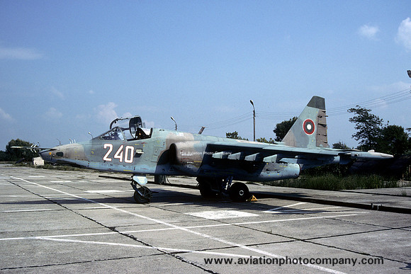 Bulgarian Air Force Sukhoi Su-25K 240 (2002)