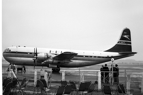 BOAC Boeing 377 G-ANTY at Prestwick
