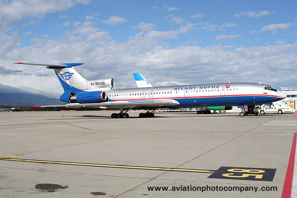 Atlant-Soyuz Airlines Tupolev Tu1-54M RA-85740 at Geneva (2008)