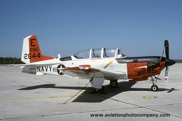 US Navy TAW-5 Beech T-34C Turbo Mentor 162644/E-285 (1985)