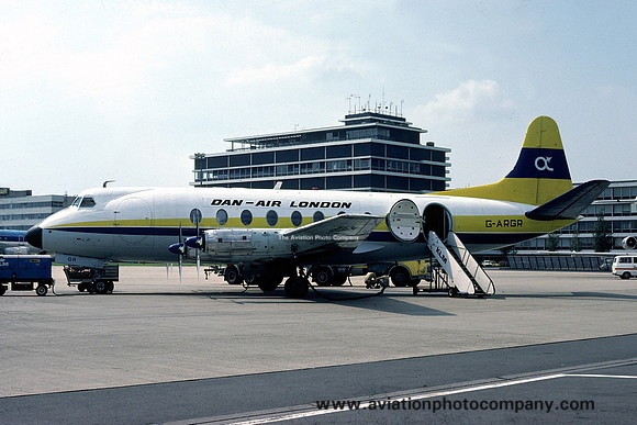 Dan Air Vickers Viscount G-ARGR (1978)